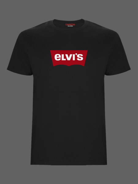 Camiseta negra Elvis