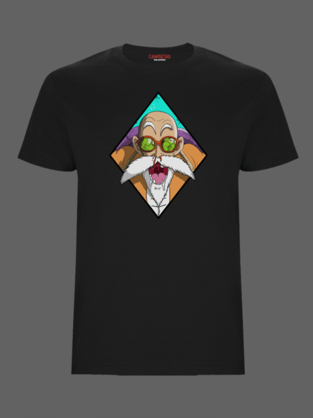 Camiseta negra Maestro Roshi