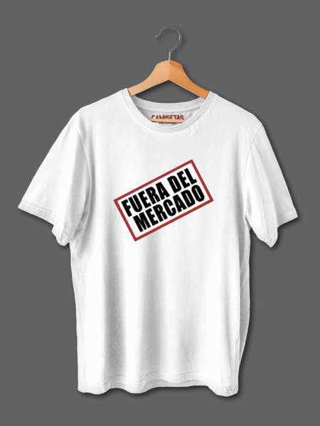 Camiseta Fuera del mercado