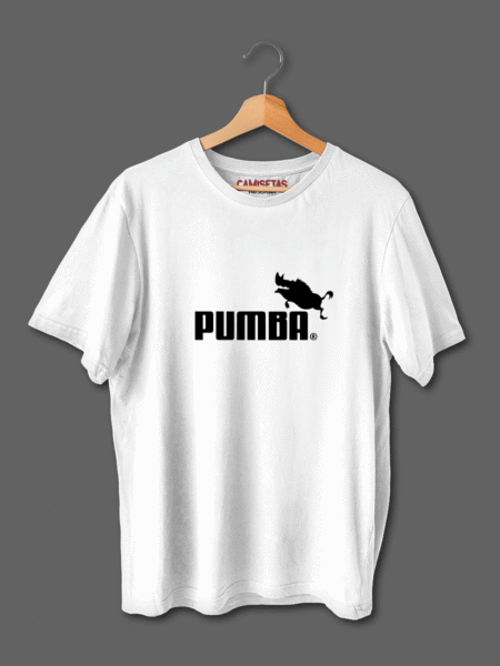 Camiseta Pumba inspirada en la marca Puma y la película El rey León