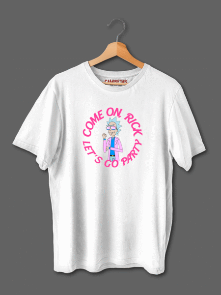 Camiseta Rick Barbie con diseño inspirado en Rick y Morty junto con la icónica Barbie