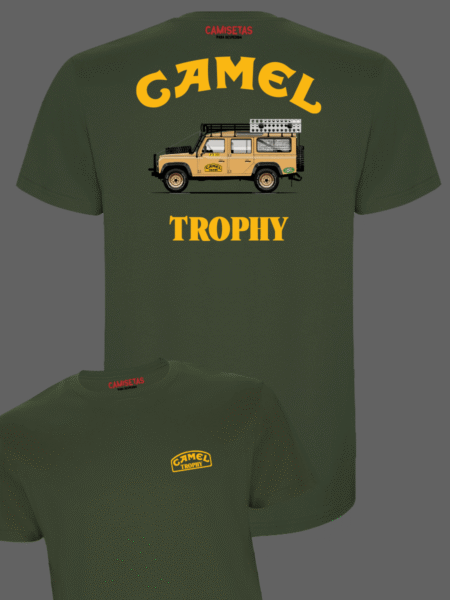 Camiseta Camel Trophy verde aventura 2