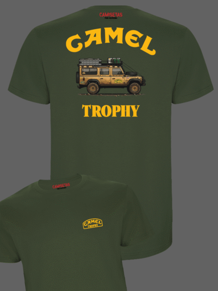 Camiseta Camel Trophy verde aventura 3
