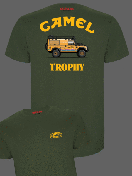 Camiseta Camel Trophy verde aventura 6