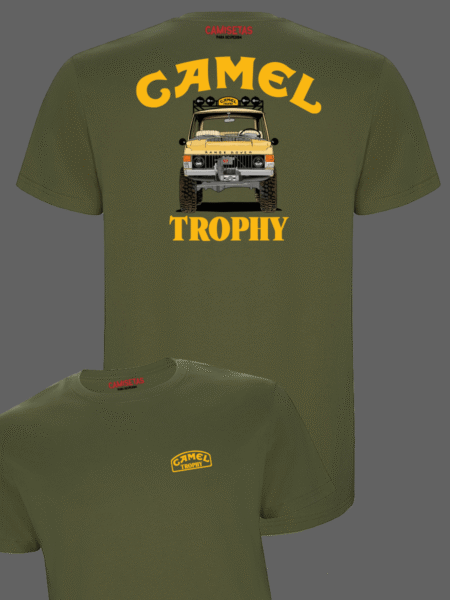 Camiseta Camel Trophy verde militar 1