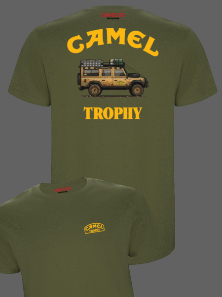 Camiseta Camel Trophy verde militar 3