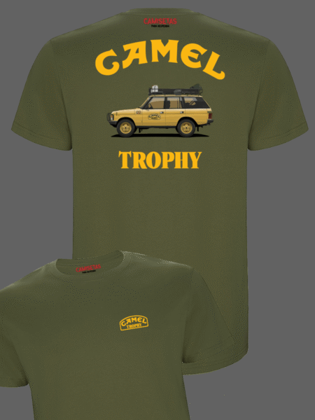 Camiseta Camel Trophy verde militar 4