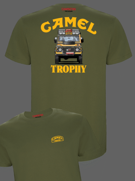 Camiseta Camel Trophy verde militar 5