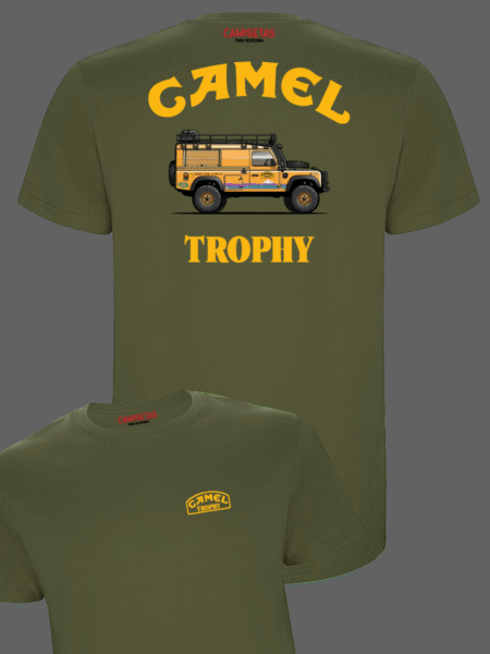 Camiseta Camel Trophy verde militar 6